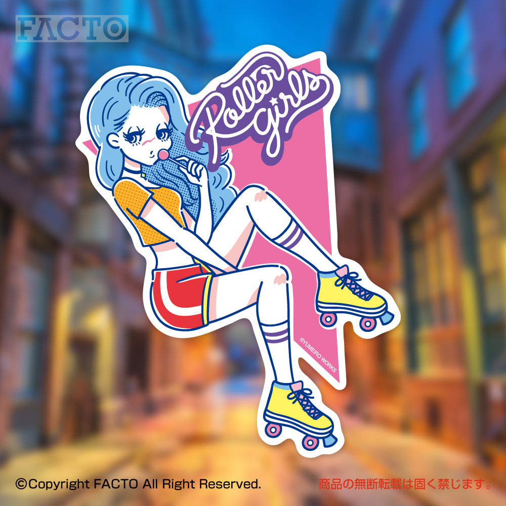 Japanese Neon Pop Art (Series 3WSDB012) by YUME - FACTO Japanese sticker art