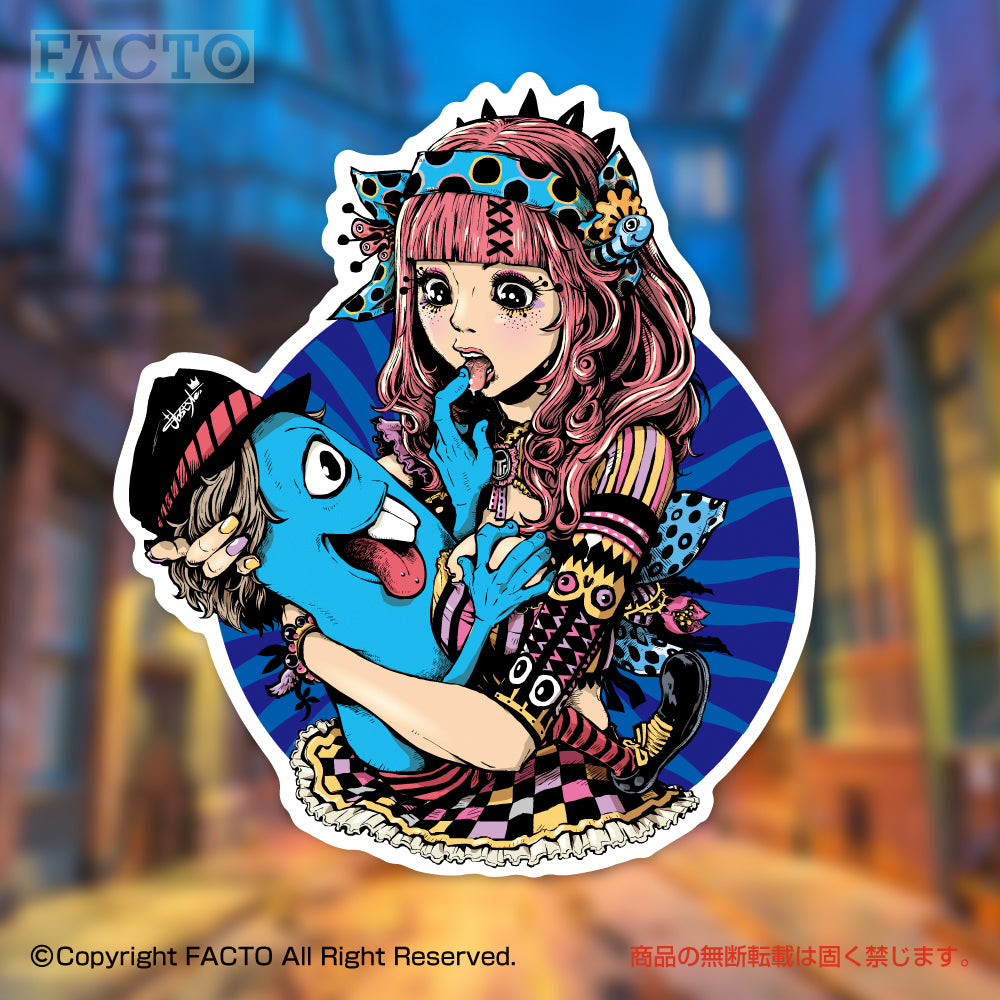 Japanese Pop Sticker Art (Series 3DSDB001) by jbstyle. - FACTO Japanese sticker art