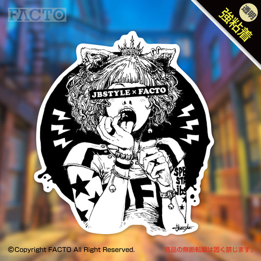 Transparent sticker 3DSDC001