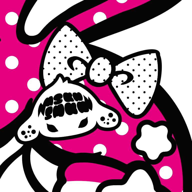Japanese Kawaii Character Art (Series 3X010) by まさかのさむかわ - FACTO sticker variation 3