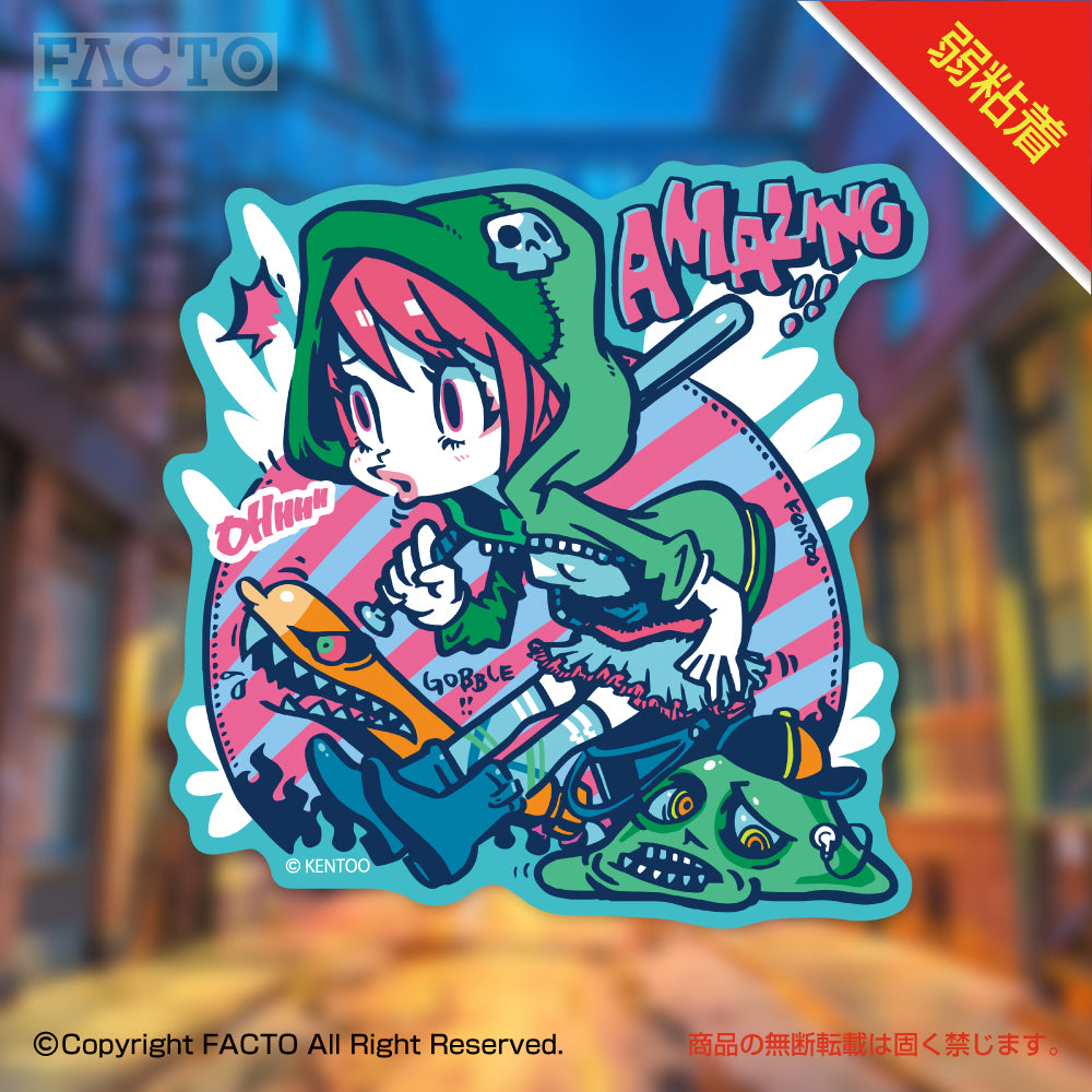 弱粘着ステッカー 1CSDA025