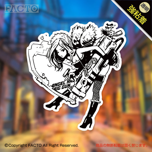 Transparent sticker 1CSDC002