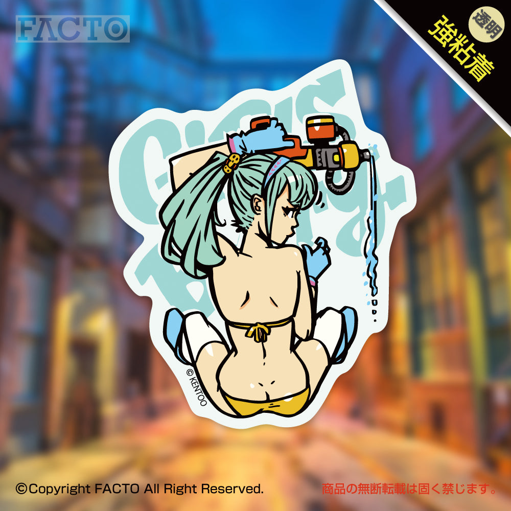 Transparent sticker 1CSBC002