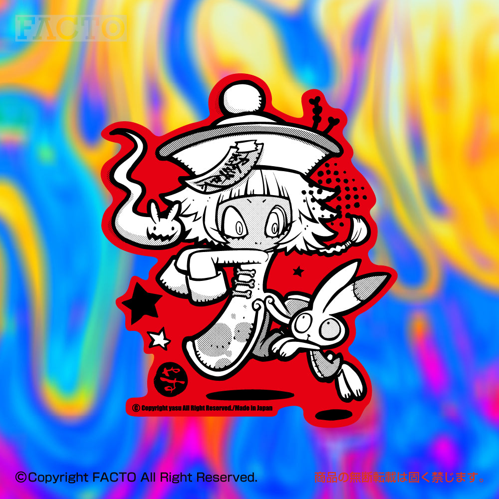 Japanese Monochrome Surrealism by yasu - FACTO Japanese sticker art