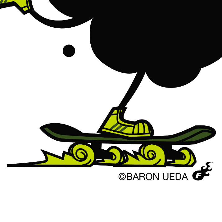 Japanese Street Art (Series 1Q008) by 上田バロン - FACTO sticker variation 4