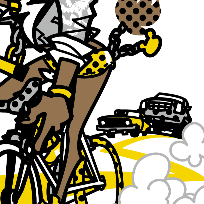 Japanese Street Art (Series 1Q002) by 上田バロン - FACTO sticker variation 4