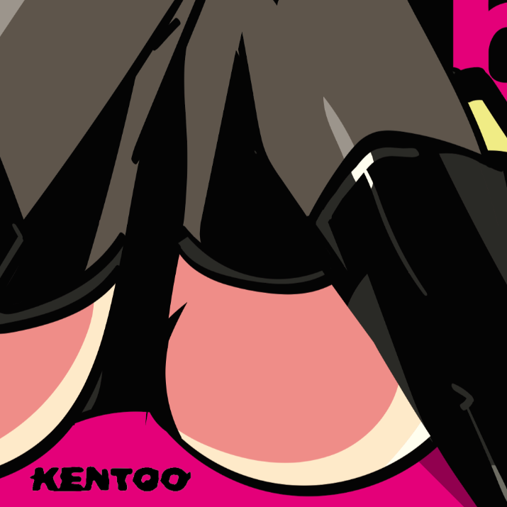 Japanese Kawaii Pop Art by KENTOO - FACTO sticker variation 4
