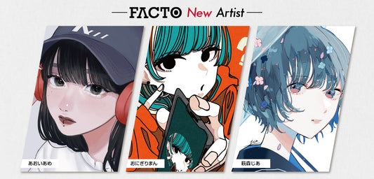 【FACTO】新アーティスト・新作ステッカーのお知らせ