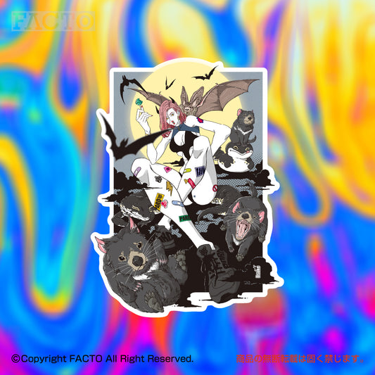 Japanese Kawaii Character Art (Series 3USDB074) by Dsuke - FACTO Japanese sticker art