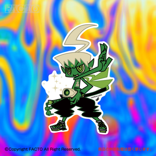 Japanese Street Art (Series 1QSDB003) by 上田バロン - FACTO Japanese sticker art
