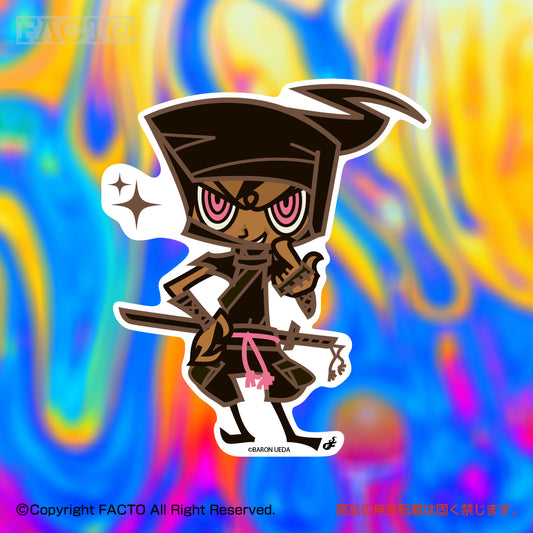 Japanese Street Art (Series 1QSDB005) by 上田バロン - FACTO Japanese sticker art