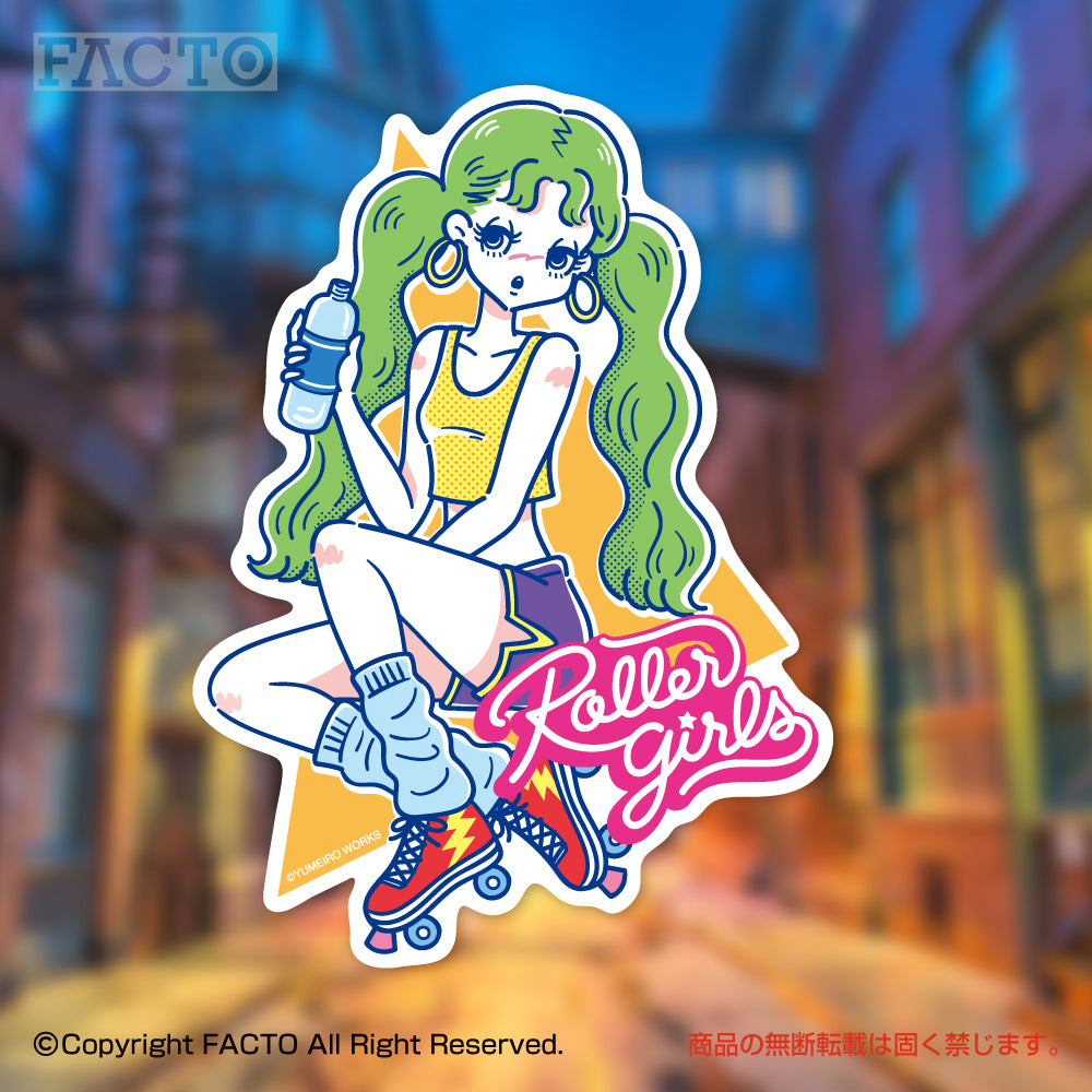 Japanese Neon Pop Art (Series 3WSDB011) by YUME - FACTO Japanese sticker art