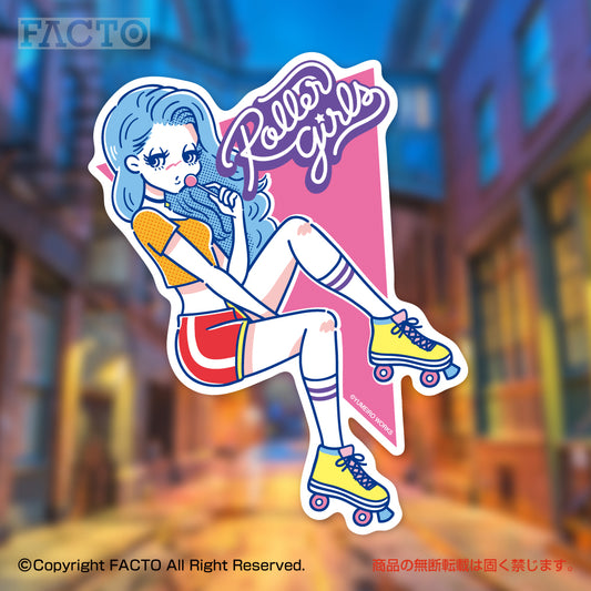 Japanese Neon Pop Art (Series 3WSDB012) by YUME - FACTO Japanese sticker art