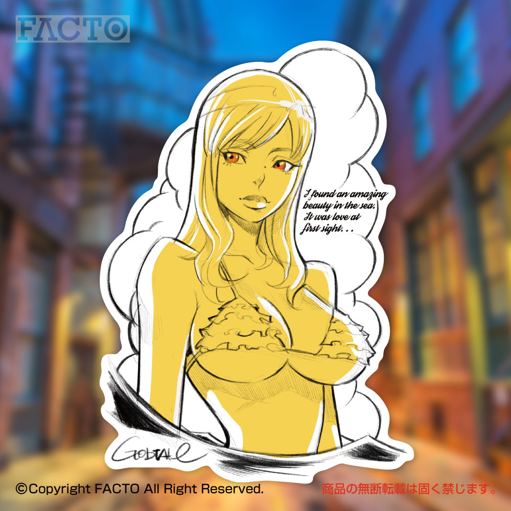Japanese Minimalist Line Art (Series 3ESDB012) by GODTAIL - FACTO Japanese sticker art