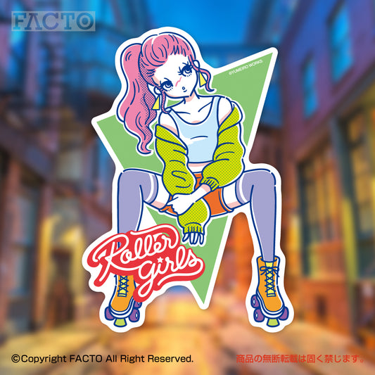 Japanese Neon Pop Art (Series 3WSDB013) by YUME - FACTO Japanese sticker art