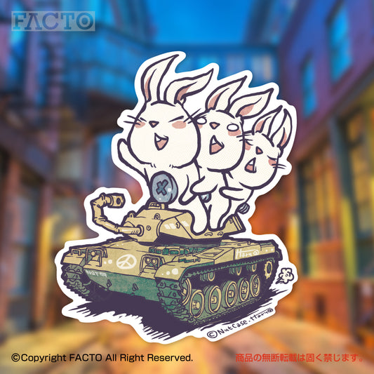 Japanese Kawaii Rabbit Art by ヤマグチハル - FACTO Japanese sticker art