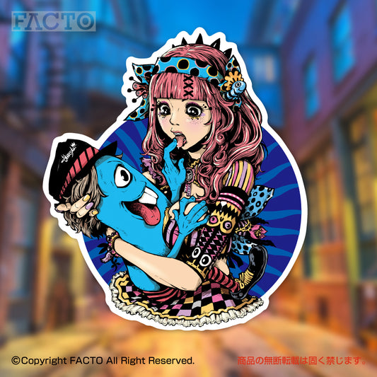 Japanese Pop Sticker Art (Series 3DSDB001) by jbstyle. - FACTO Japanese sticker art