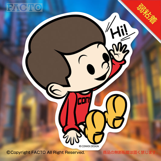 弱粘着ステッカー 1LSDA001 by CONVEX DESIGN - FACTO Japanese sticker art
