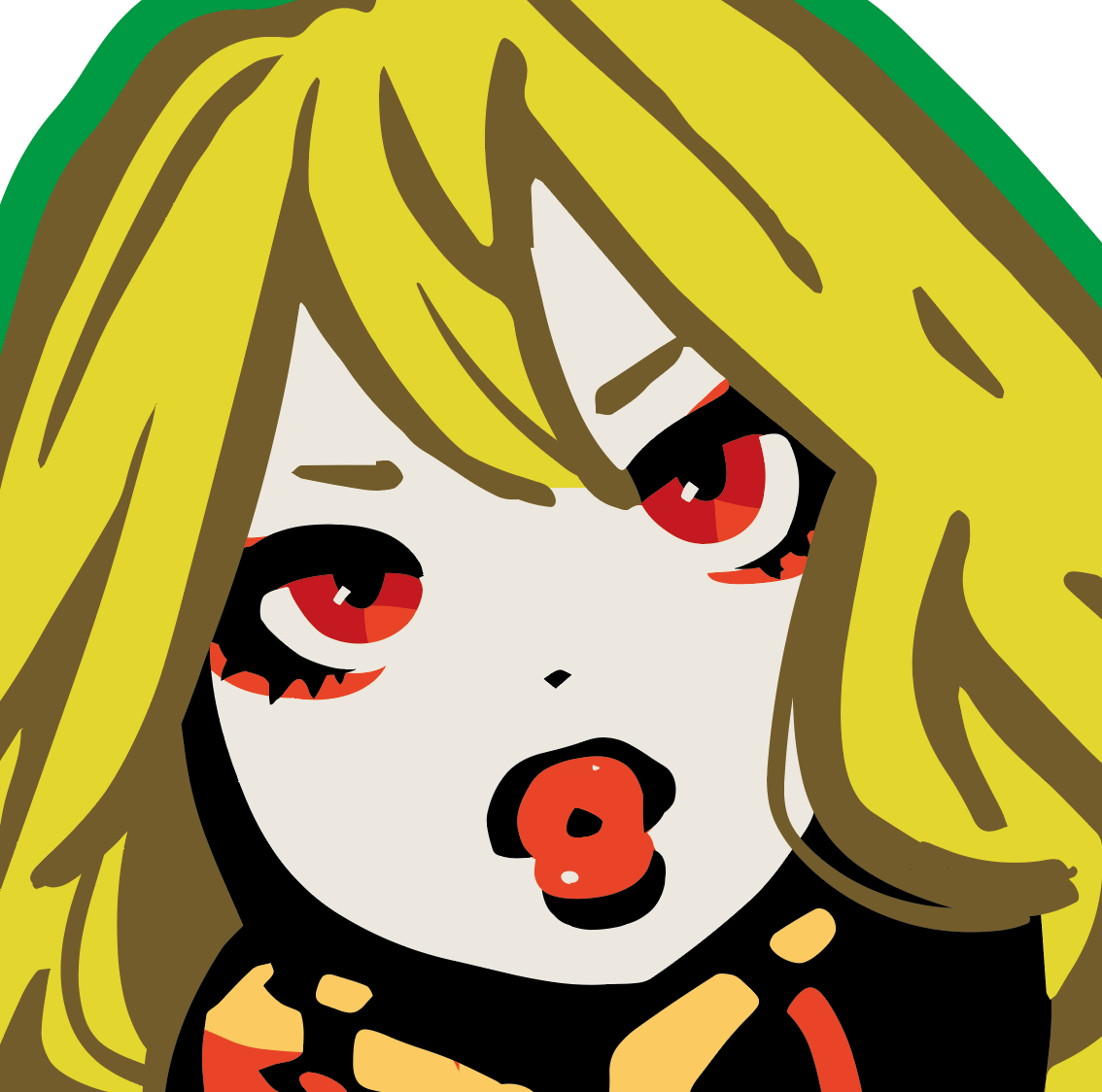 Japanese Kawaii Pop Art by KENTOO - FACTO sticker variation 2