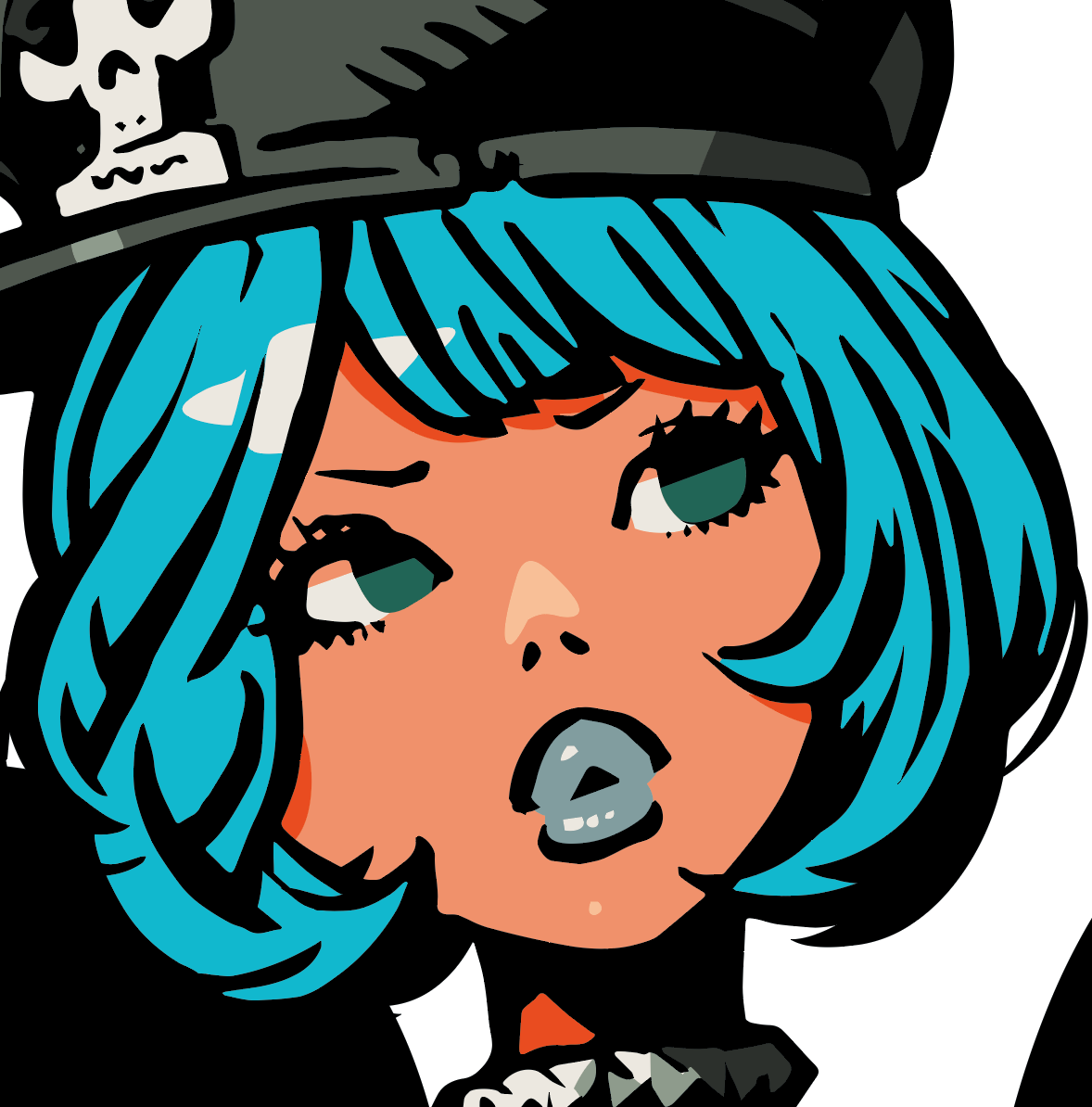 Japanese Kawaii Pop Art by KENTOO - FACTO sticker variation 2