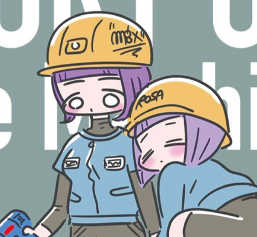 Japanese Realist Illustration by 山本シゲトモ - FACTO sticker variation 2