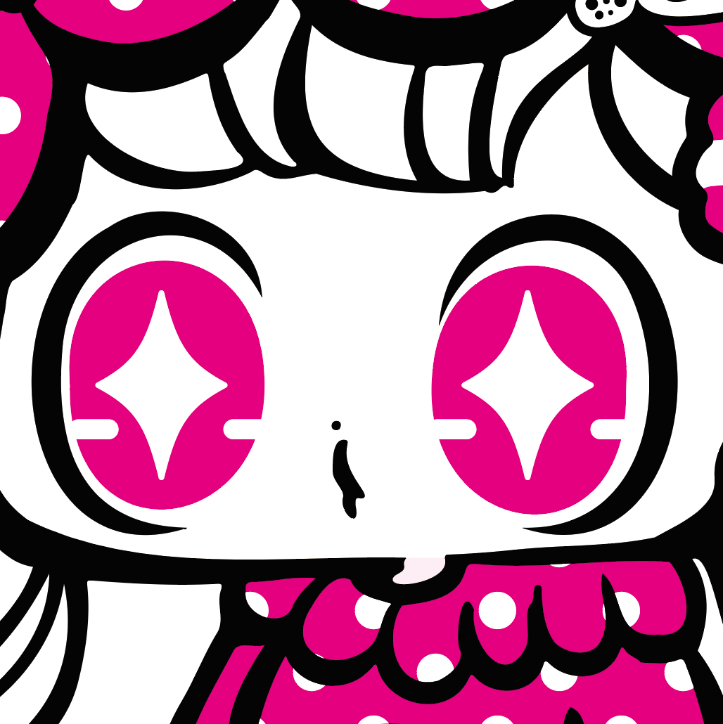 Japanese Kawaii Character Art (Series 3X010) by まさかのさむかわ - FACTO sticker variation 2