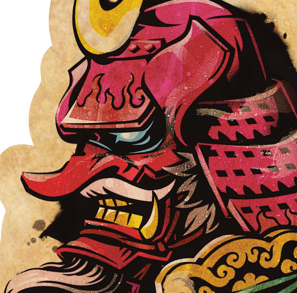Japanese Pop Character Art (Series 1A001) by FOORIDER - FACTO sticker variation 2