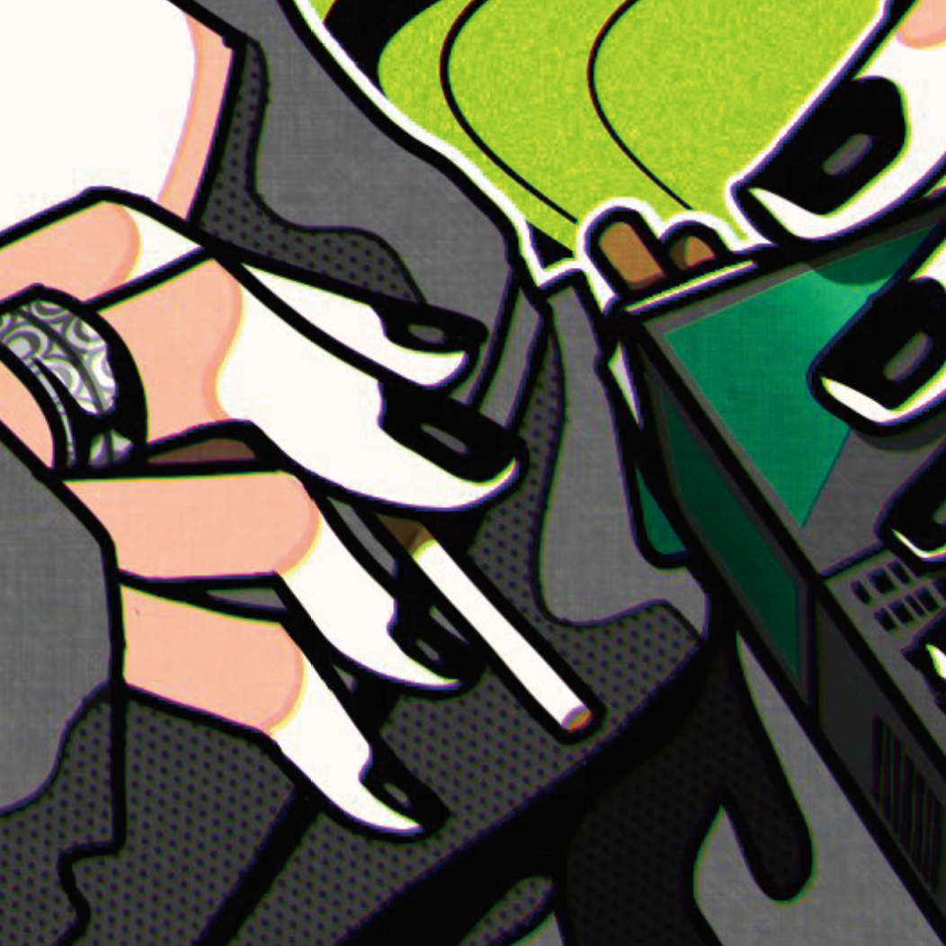 Japanese Anime Kawaii Art (Series 4BSBC001) by おにぎりまん - FACTO sticker variation 4