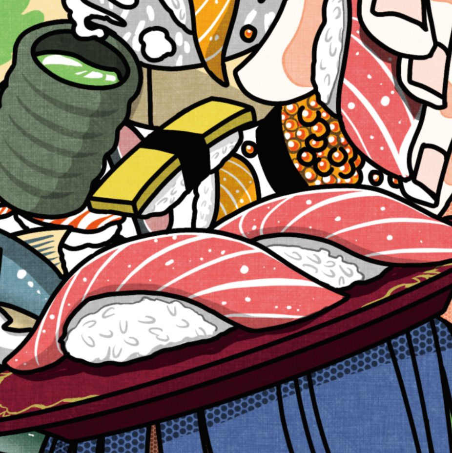 Japanese Anime Kawaii Art (Series 4B012) by おにぎりまん - FACTO sticker variation 4