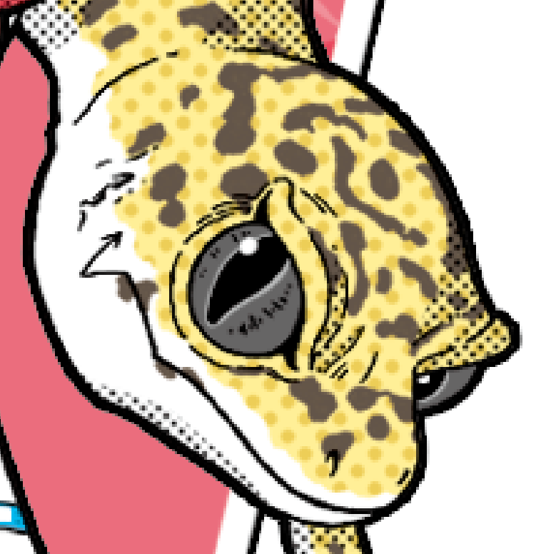 Japanese Kawaii Character Art (Series 3U087) by Dsuke - FACTO sticker variation 3