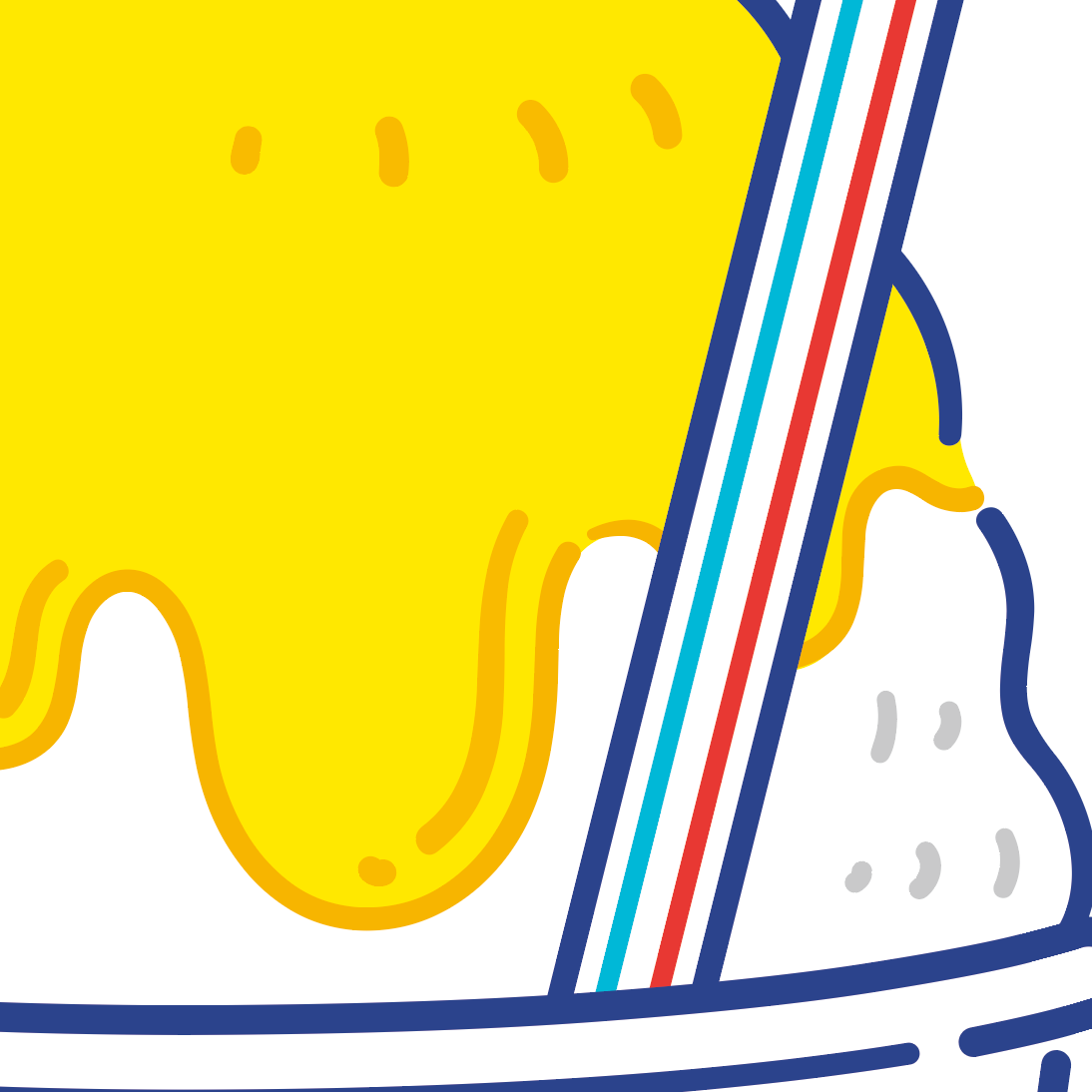 Japanese Neon Pop Art (Series 3W040) by YUME - FACTO sticker variation 3