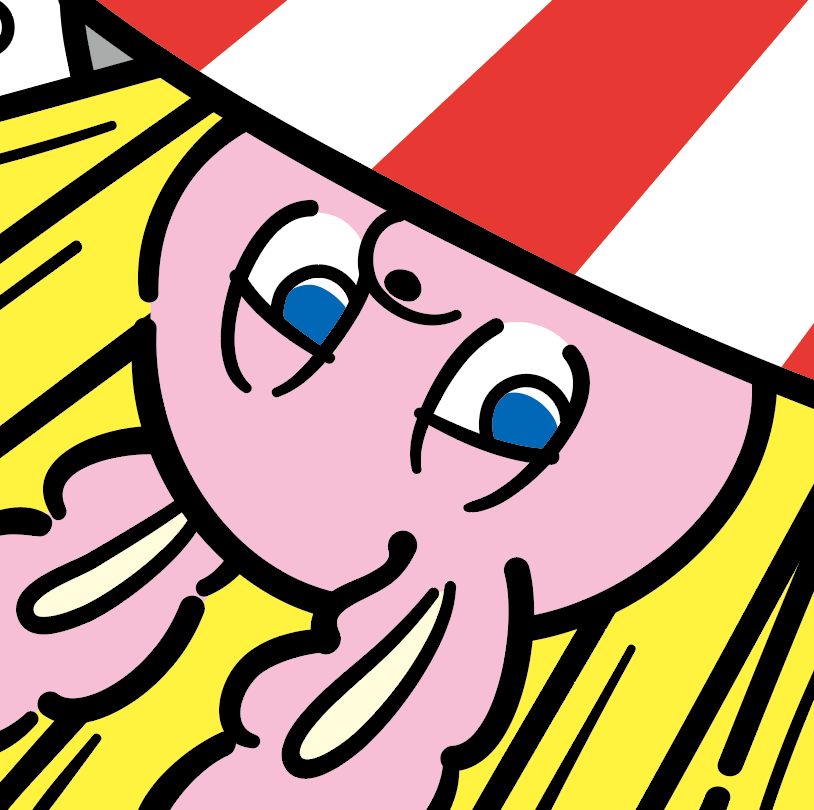Japanese Neon Pop Art (Series 3W039) by YUME - FACTO sticker variation 2