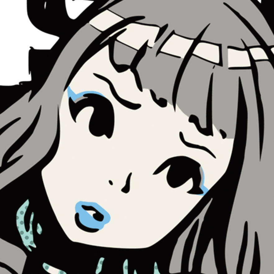 Japanese Kawaii Pop Art by KENTOO - FACTO sticker variation 2