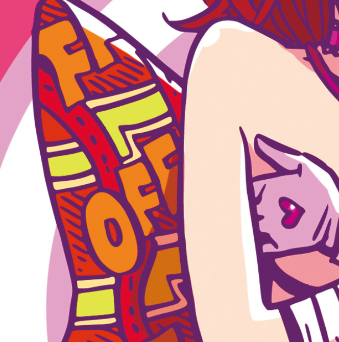 Japanese Kawaii Pop Art by KENTOO - FACTO sticker variation 3