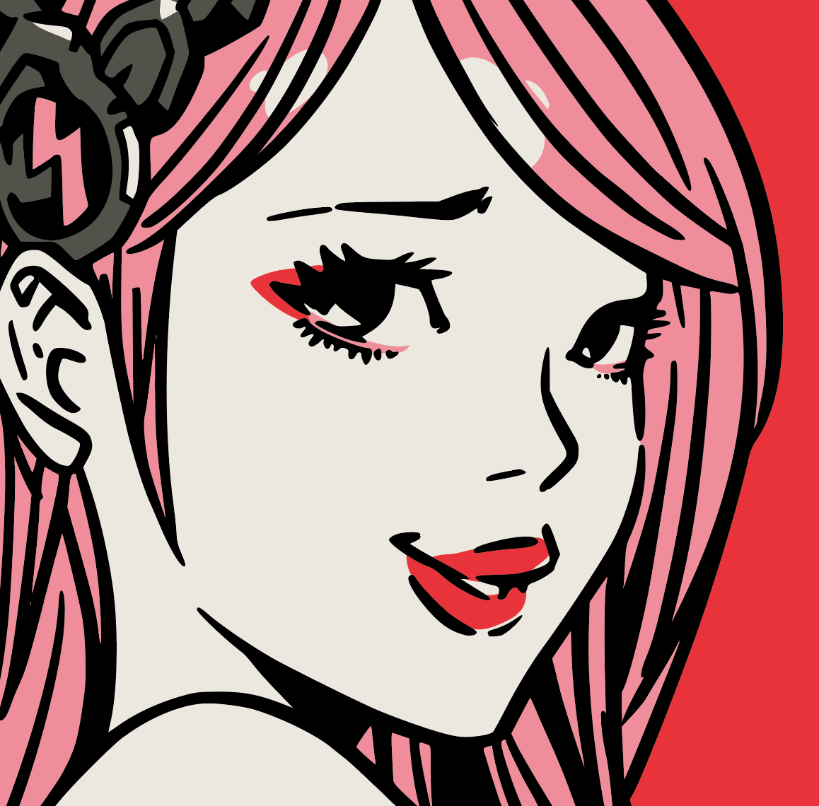 Japanese Kawaii Pop Art by KENTOO - FACTO sticker variation 2