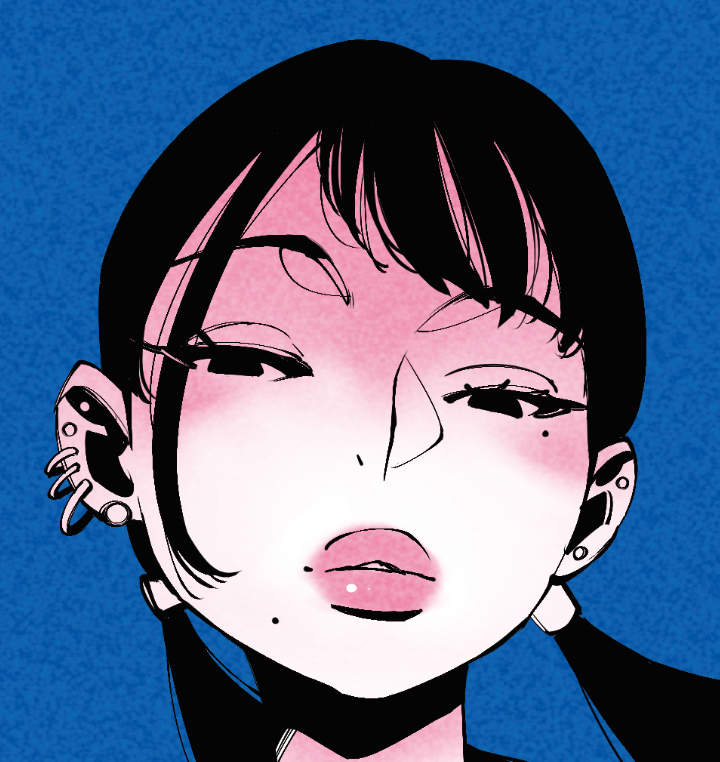 Japanese Minimalist Line Art (Series 3E062) by GODTAIL - FACTO sticker variation 2
