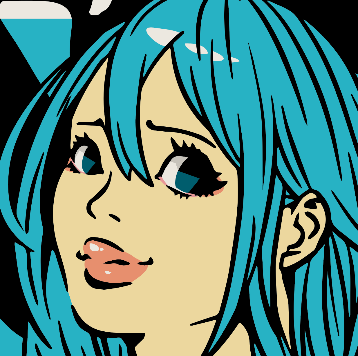Japanese Kawaii Pop Art by KENTOO - FACTO sticker variation 2