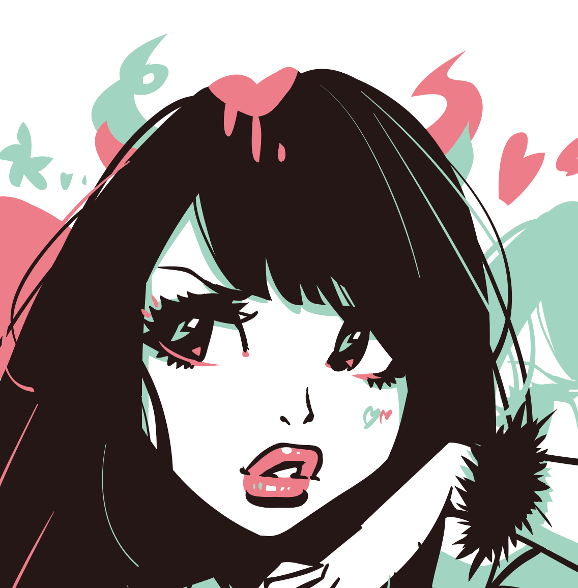 Japanese Kawaii Pop Art by KENTOO - FACTO sticker variation 2