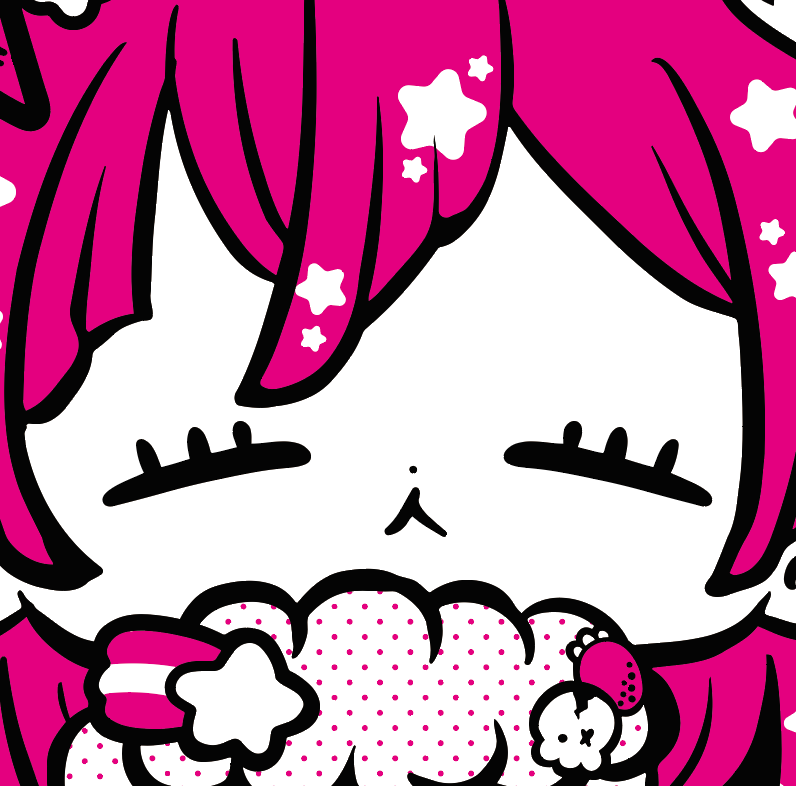 Japanese Kawaii Character Art (Series 3X012) by まさかのさむかわ - FACTO sticker variation 2