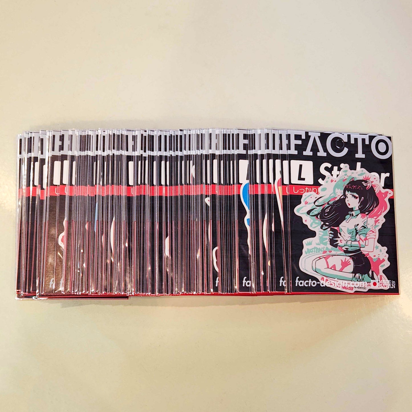 SECRET 100 KENTOO SET「L size」1CSDR003 - FACTO Japanese sticker art