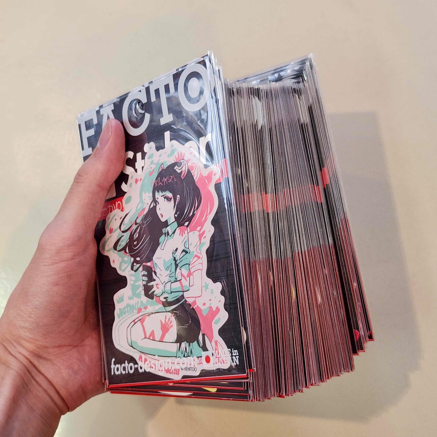 SECRET 100 KENTOO SET「L size」1CSDR003 - FACTO Japanese sticker art
