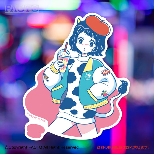 Japanese Neon Pop Art (Series 3WSDB021) by YUME - FACTO Japanese sticker art