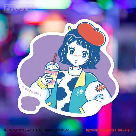 Japanese Neon Pop Art (Series 3WSBB032) by YUME - FACTO Japanese sticker art