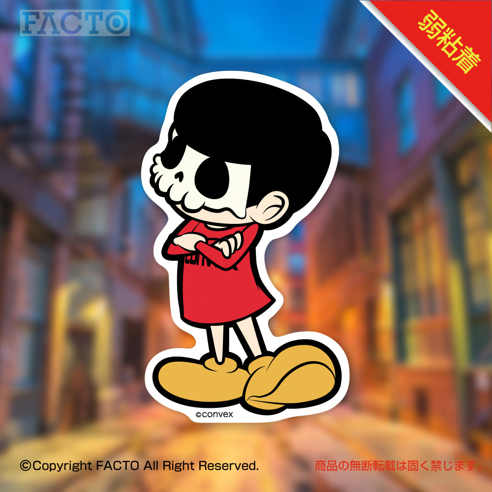 弱粘着ステッカー 1LSDA003 by CONVEX DESIGN - FACTO Japanese sticker art