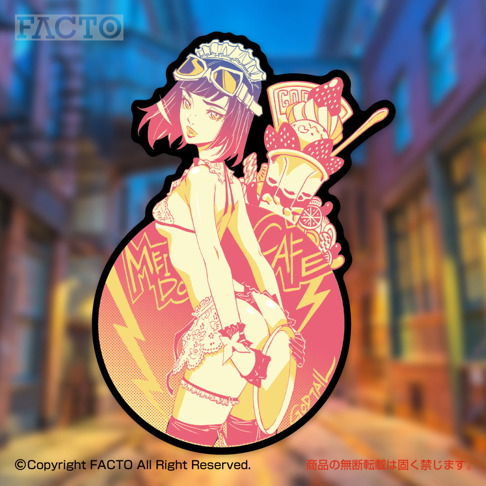 Japanese Minimalist Line Art (Series 3ESDB006) by GODTAIL - FACTO Japanese sticker art