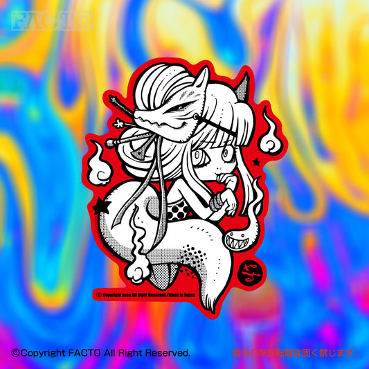 Japanese Monochrome Surrealism by yasu - FACTO Japanese sticker art