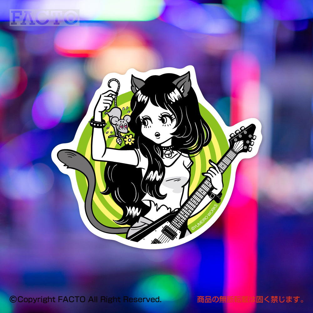 Japanese Neon Pop Art (Series 3WSBB008) by YUME - FACTO Japanese sticker art