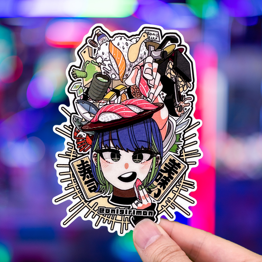 Japanese Anime Kawaii Art (Series 4B012) by おにぎりまん - FACTO Japanese sticker art
