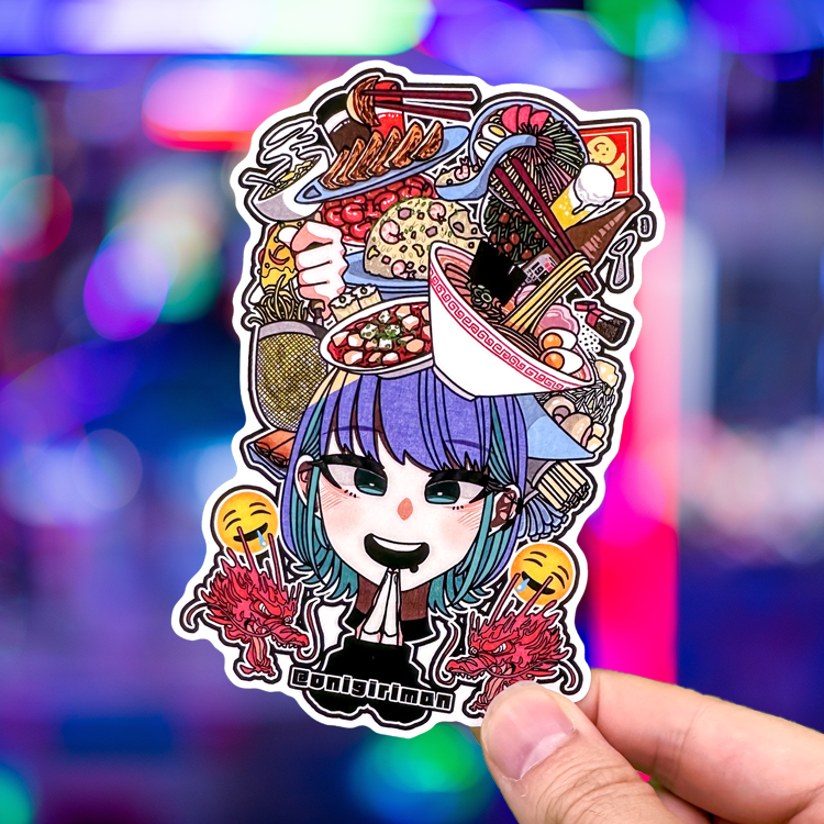 Japanese Anime Kawaii Art (Series 4B013) by おにぎりまん - FACTO Japanese sticker art