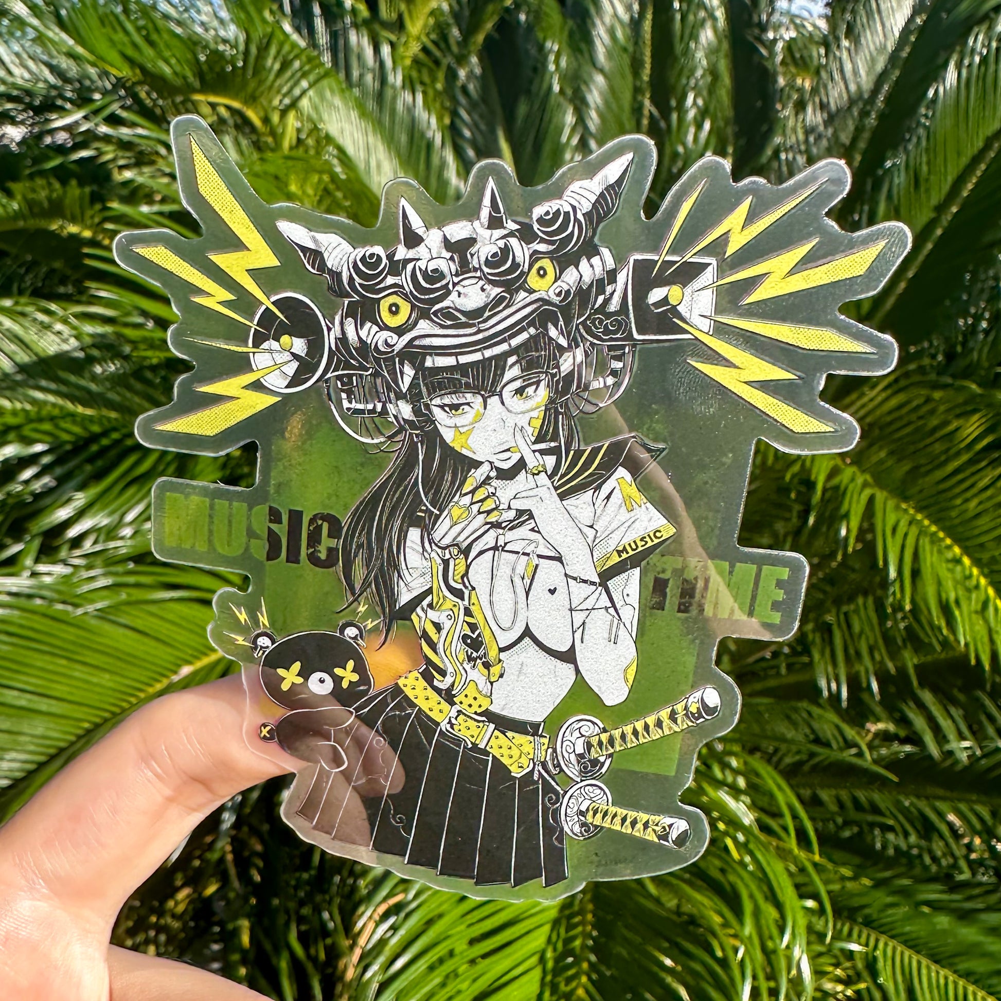 Japanese Minimalist Line Art (Series 3ESDC003) by GODTAIL - FACTO sticker variation 2